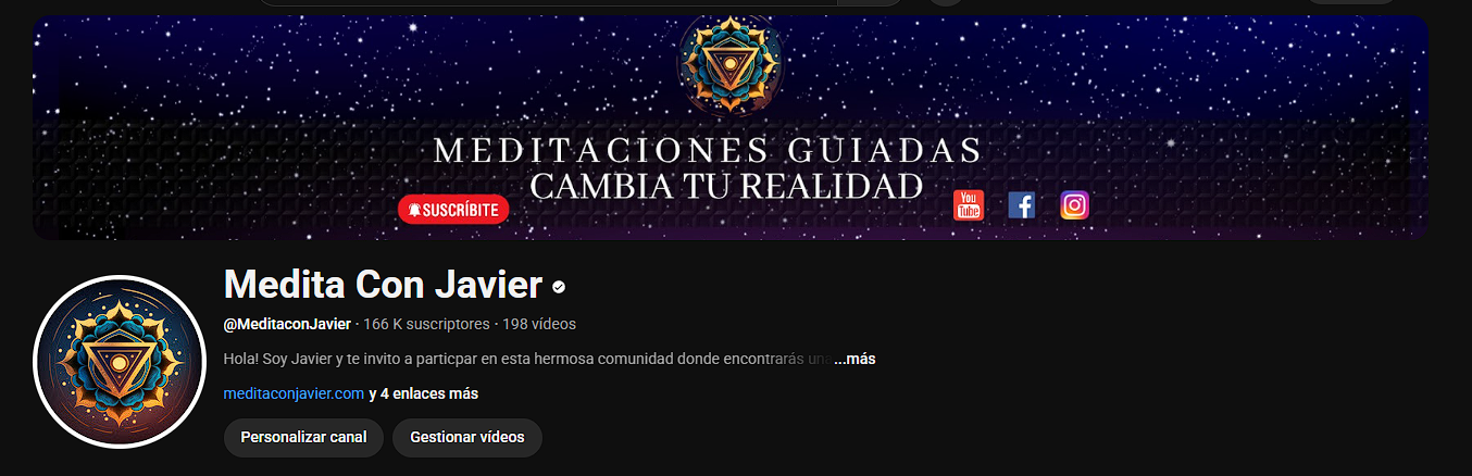 Banner Medita con Javier